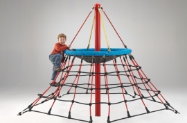 Канатна піраміда для дитячого майданчика, альпіністська "Зірка"